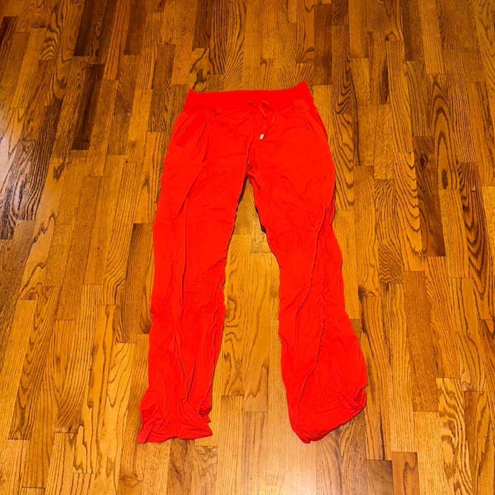 Lululemon Dance Studio Mid-Rise Full Length Pant | Peach/Red